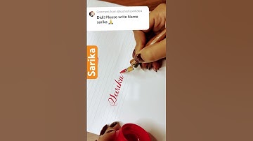 easy pointed pen calligraphy #calligraphy #easycalligraphy #pointedpencalligraphy