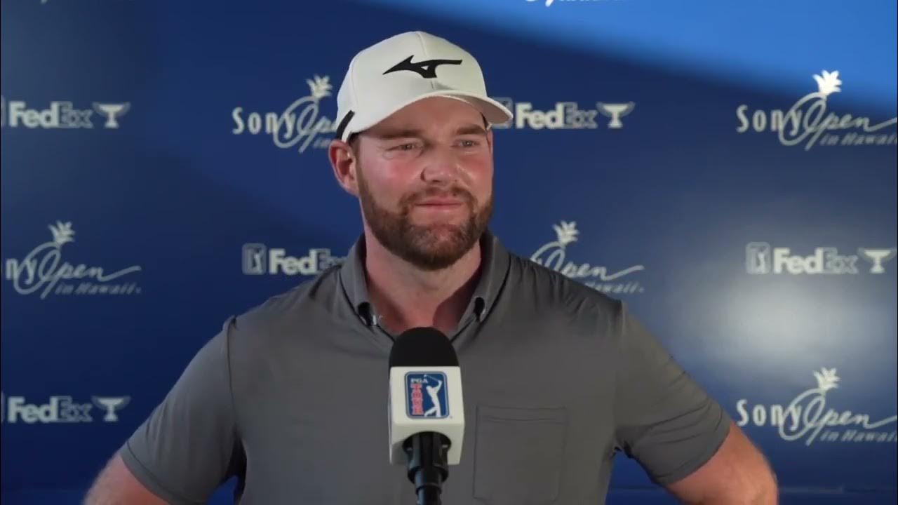 Grayson Murray Saturday Flash Interview 2024 Sony Open In Hawaii © PGA