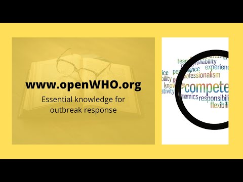 OpenWHO: Essential knowledge for outbreak response - video from Embiotic