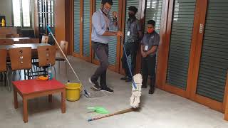 housekeeping training video/cleaning process