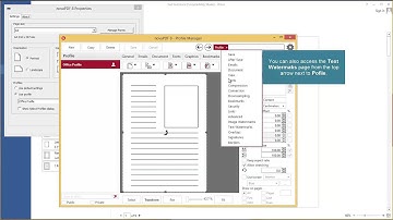 Adding text watermarks in PDFs with novaPDF