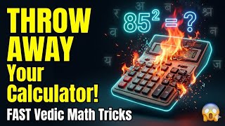 "The Calculator Killer: Square ANY Number in 2 Seconds!🧠 (3 Vedic Math Secrets)"⚡