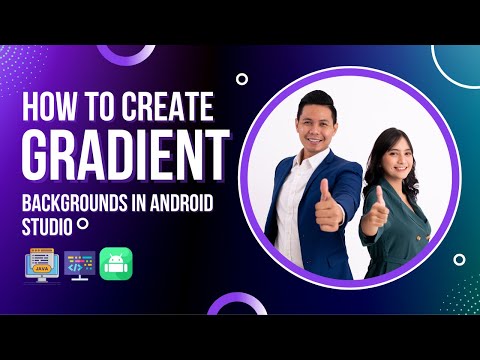 How to create Gradient Backgrounds in Android Studio