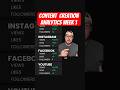 Content Creation Analytics of week one. #shorts #publicspeaking #contentcreator #higherupwellness