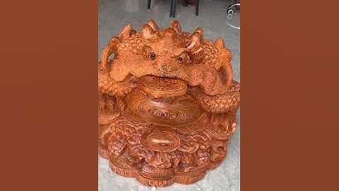 Bức Cóc Tài Lộc | Kt c30/n38/s38 | Gỗ Mun đuôi công vân siêu đẹp #đồgỗ #dogohaiquan #short