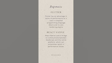 Flutter vs React Native