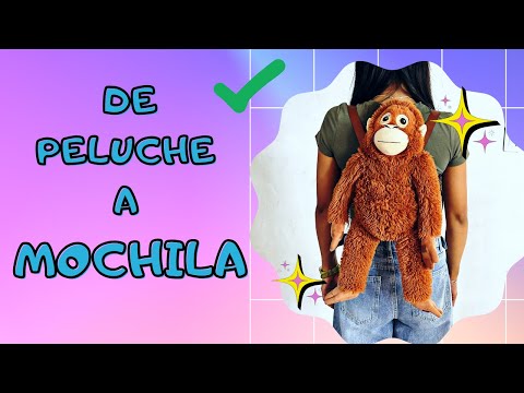 Turn your plushie into a unique BACKPACK 💖 DIY step by step
