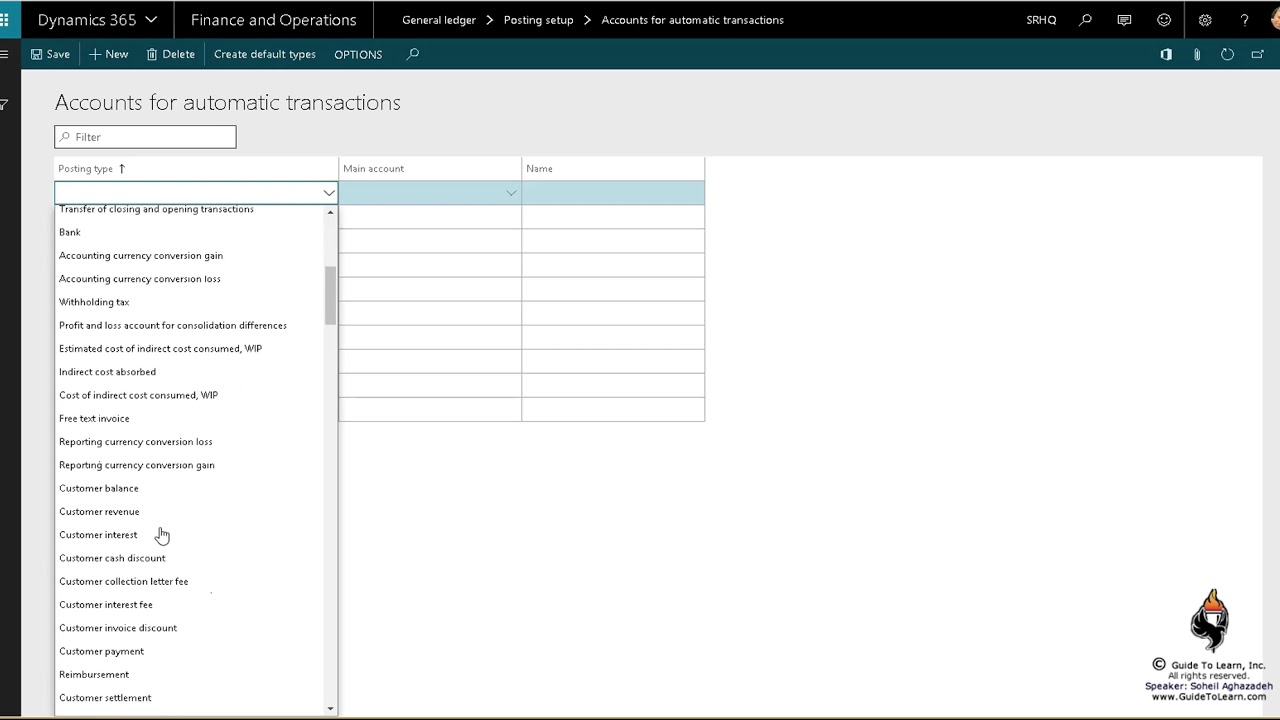 Dynamics 365 Chart Of Accounts