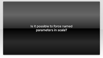 Is it possible to force named parameters in scala?