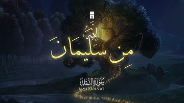 سورة النمل محمد احمد شبيب قرآن كريم