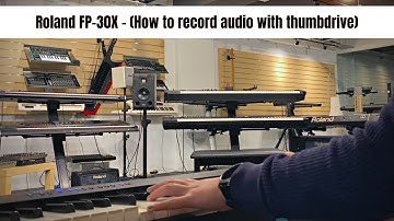 How to record MIDI and convert to audio with the Roland FP-30X (Tutorial)