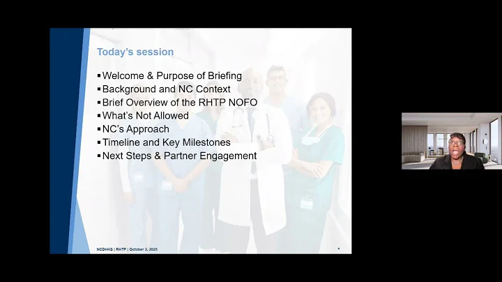 Rural Health Transformation Program Town Hall: October 3, 2025