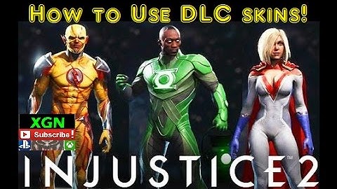Injustice 2 How to use Reverse Flash, God Shader and Power Girl DLC Skins