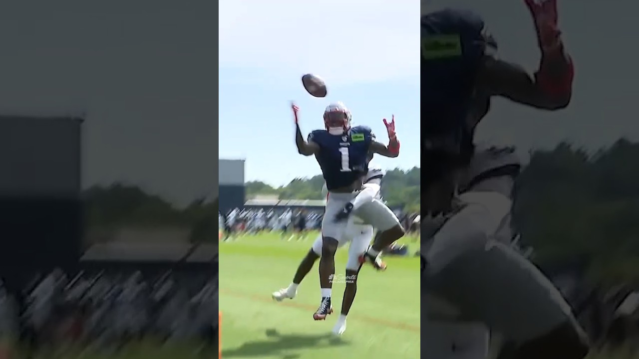 In or out? A.J. Brown and Quinyon Mitchell go at it again at Eagles-Patriots joint practice