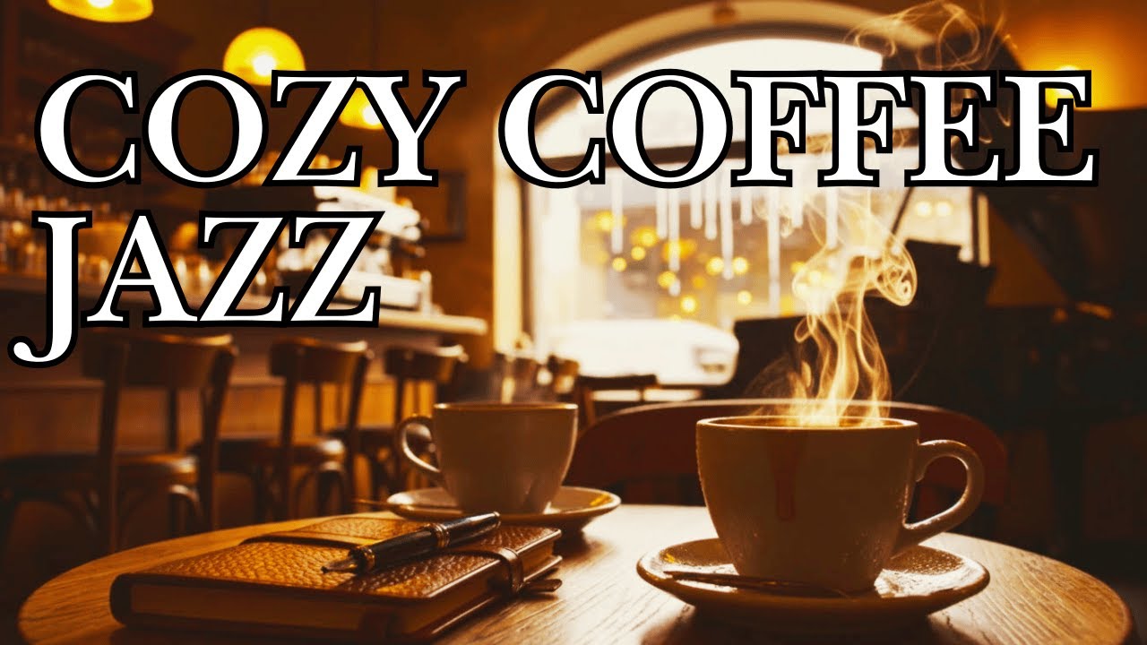 Cozy Coffee Jazz ☕🎷 Warm Cafe Ambience for Relax & Focus