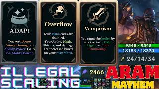 I reached 2,500 AP & 18,000 MANA on Ryze?! (ADAPt Build) 💀