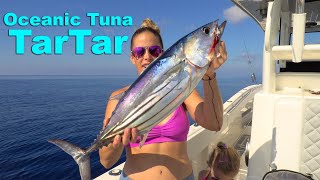 AMAZING Day of Deep Sea Fishing with my FAMILY!!! {Catch Clean Cook} Tuna TarTar