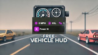 [FREE] Simple Vehicle HUD Script for QBCore, ESX, and Standalone | MJ DEVELOPMENT