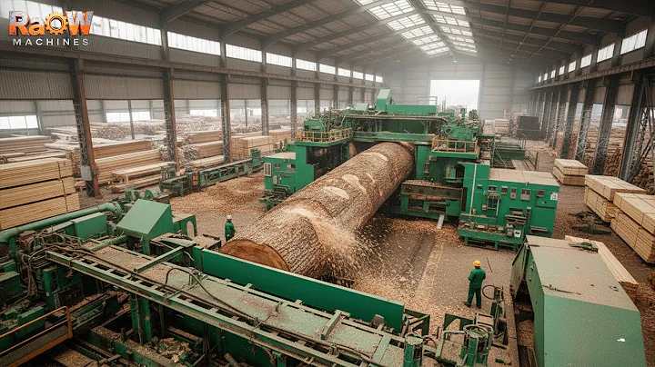 Inside USA Most Advanced Sawmill: The Gigantic Machine That Turns Millions of Logs into Lumber FAST!