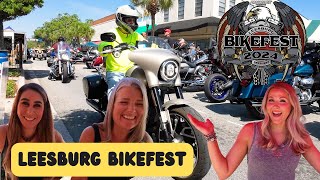 Walk With Me Through The Exciting Opening Day Of Leesburg Bikefest On Main Street!