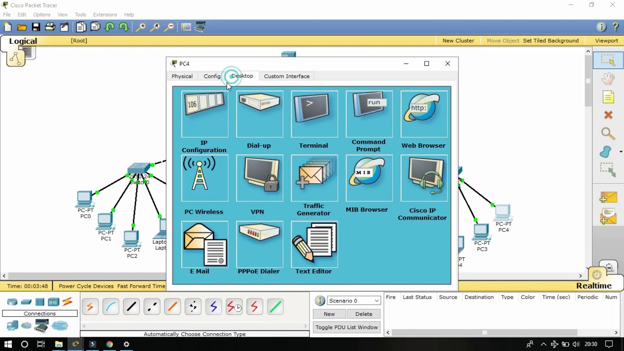 daftar cisco packet tracer