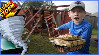 Military Toy Rescue After A Big Thunderstorm Crushed My Playground