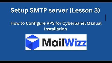How to configure VPS  for Cyberpanel manual Installation ( Lesson 3 )