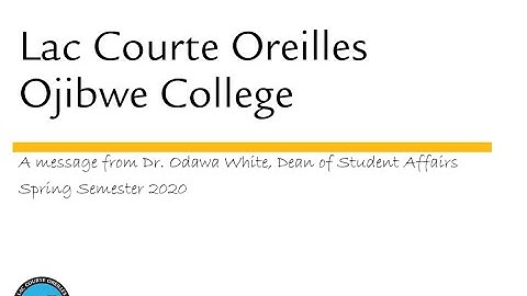 LCOOC Spring 2020- A Message from Dean of Student Affairs