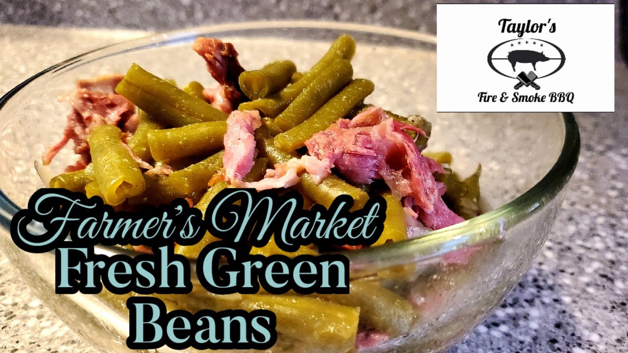 Cooking Fresh Green Beans with Smoked Neck Bones: Soul Food: String ...