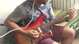 Video thumbnail of "I GIVE YOU GLORY- outbreak band (lead guitar cover)"