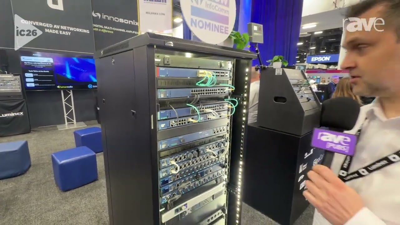 InfoComm 2026: Luminex Presents GigCore O26-I and S30-I Ethernet Switches