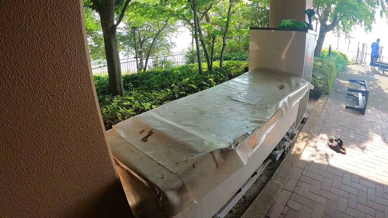 Repairing Benches No. 4 and No. 5: Second Coat of Underbody