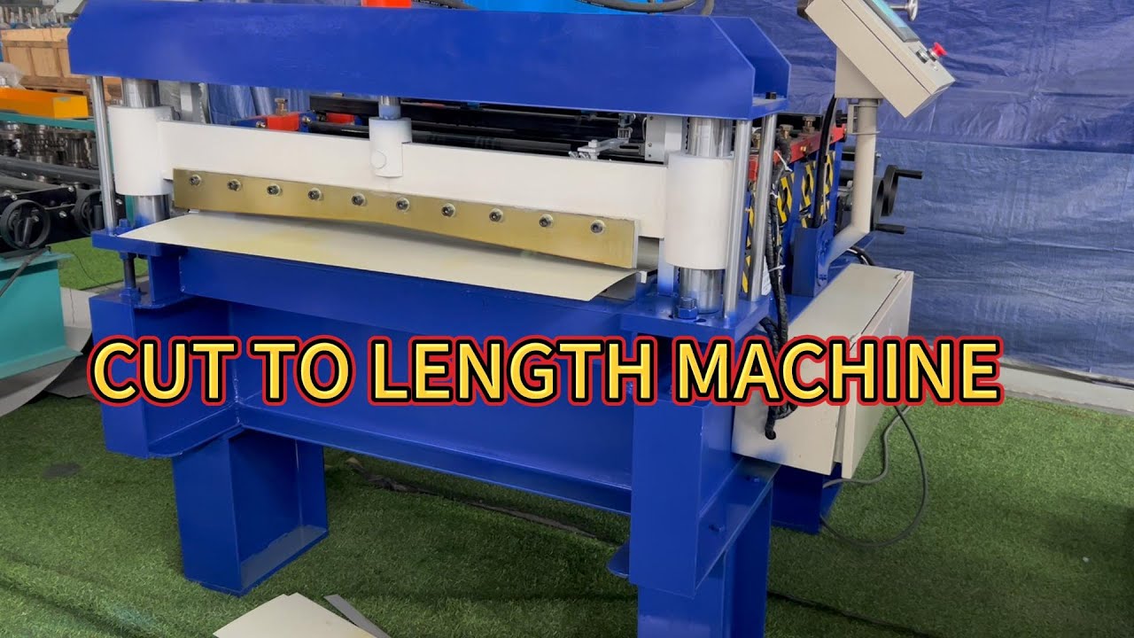 1000mm width 1mm thcikness cut to length machine