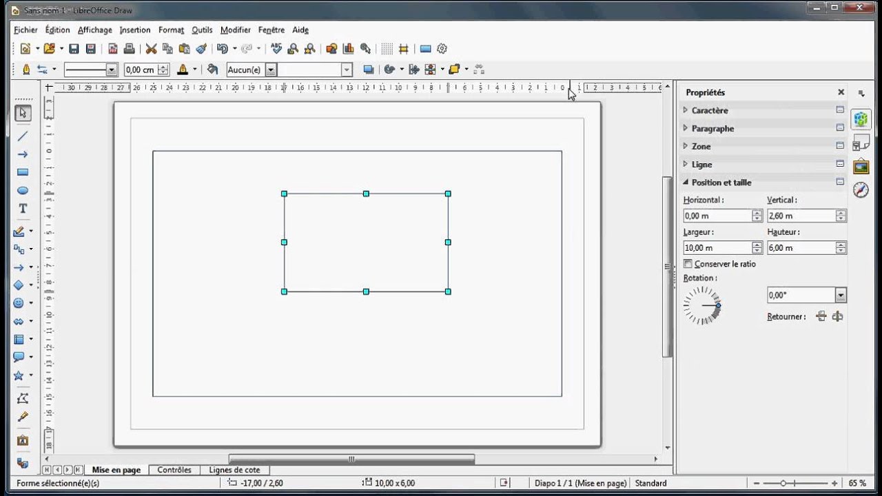 LibreOffice Draw - Positions faciles - YouTube