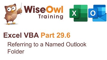 Excel VBA Introduction Part 29.6  - Referring to a Named Outlook Folder