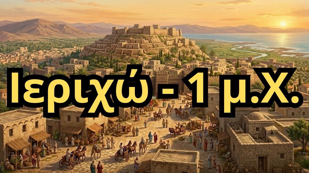 Πώς ήταν η ζωή στην Ιεριχώ την εποχή του Ιησού (1 μ.Χ.) | Αναπαράσταση με AI