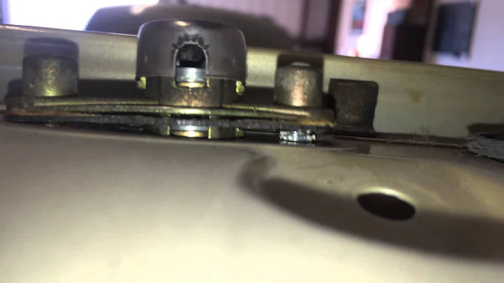 1995 Nissan 240sx Trunk lock cylinder install.