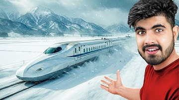 DRIVING BULLET TRAIN IN SNOW STORM
