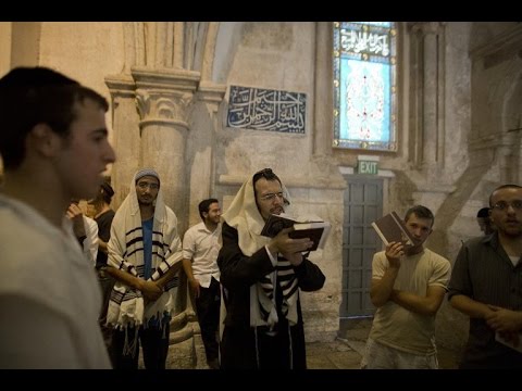 The last supper room, Mount Zion, Jerusalem - preparation for the celebration of Jesus Passover ...