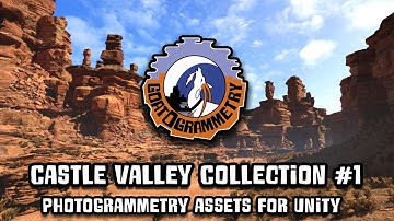 Castle Valley Collection #1 - Photogrammetry assets for Unity