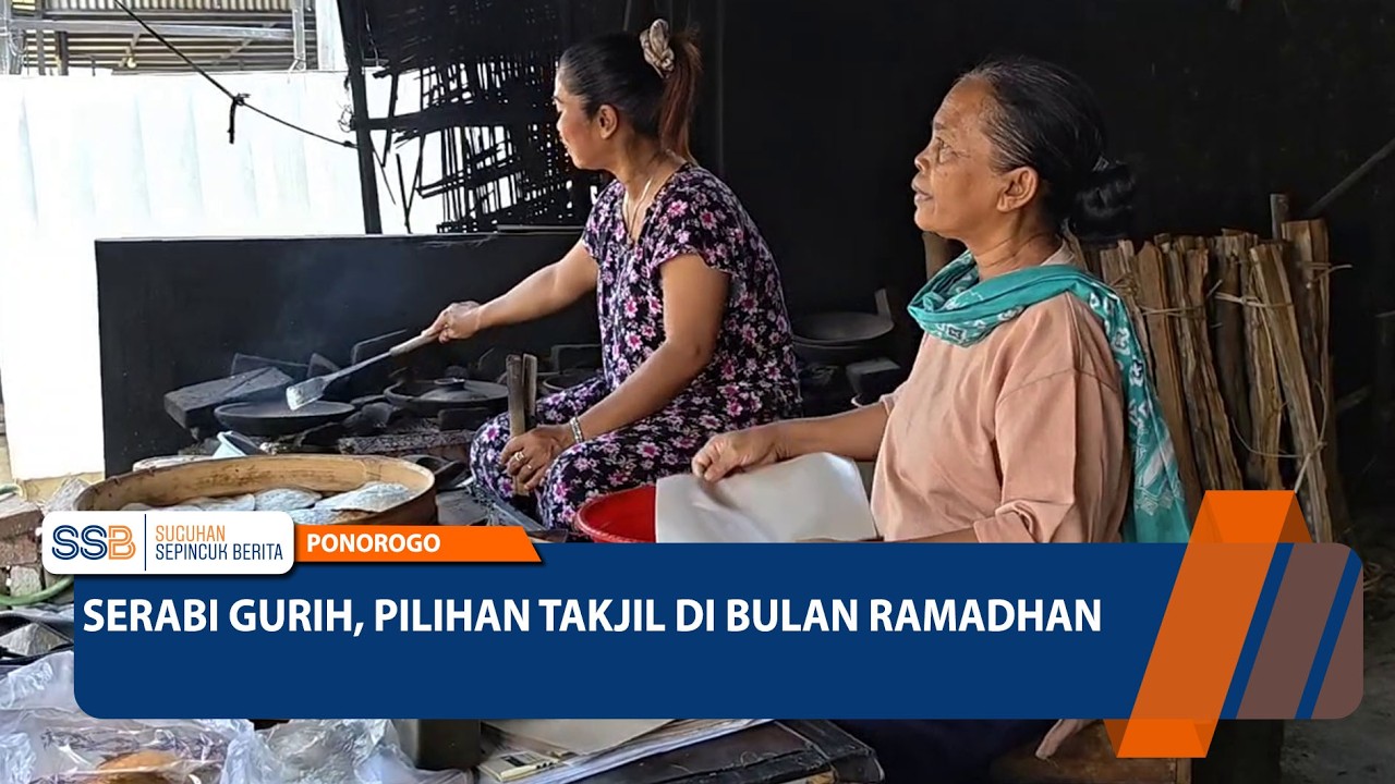 PONOROGO - Serabi Gurih, Pilihan Takjil di Bulan Ramadhan