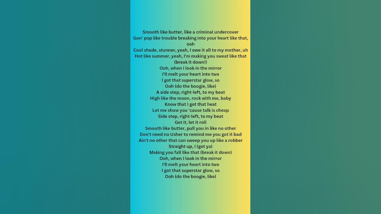 BTS/ butter song lyrics