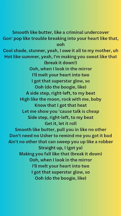 BTS/ butter song lyrics