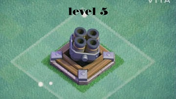 BUILDER HALL MULTI MORTAR LVL 1 TO 9