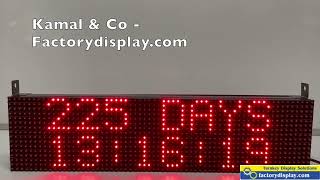 Factorydisplay   Count down, Count up and Project timers