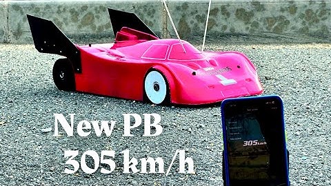 Hobao vte2 new PB ((305 km/h)) steve neu motor🚀