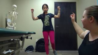 Single Limb Balance Windmill Touches