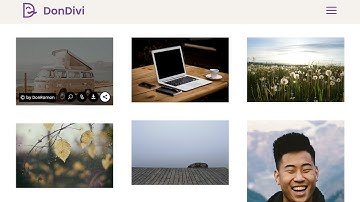 Recreate Unsplash or Pexels Gallery on Divi Blog - DiviMenus