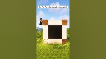 Thumbnail of Minecraft: Tic Tac Toe Mini Game | #shorts