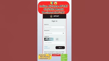 AFCAT result 2024 || indian airforce AFCAT result 2024 #airforce #afcat #video #shorts #2024
